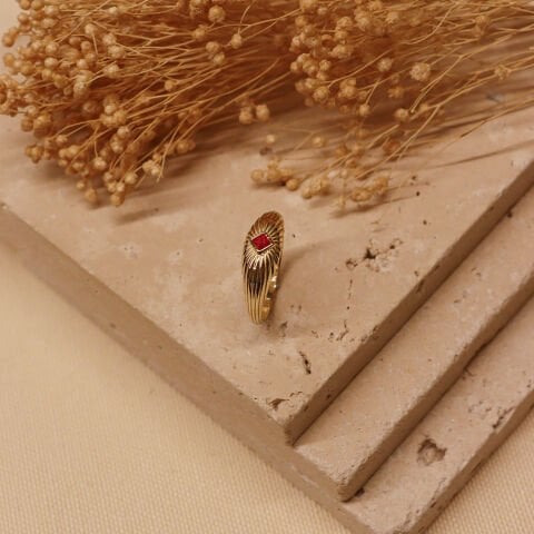 Pink Cosmos Modern Yüzük