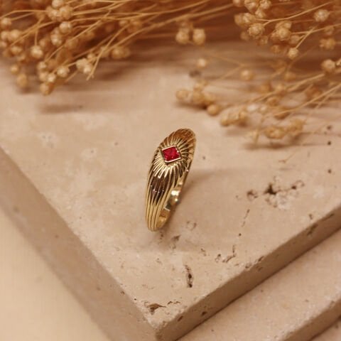 Pink Cosmos Modern Yüzük