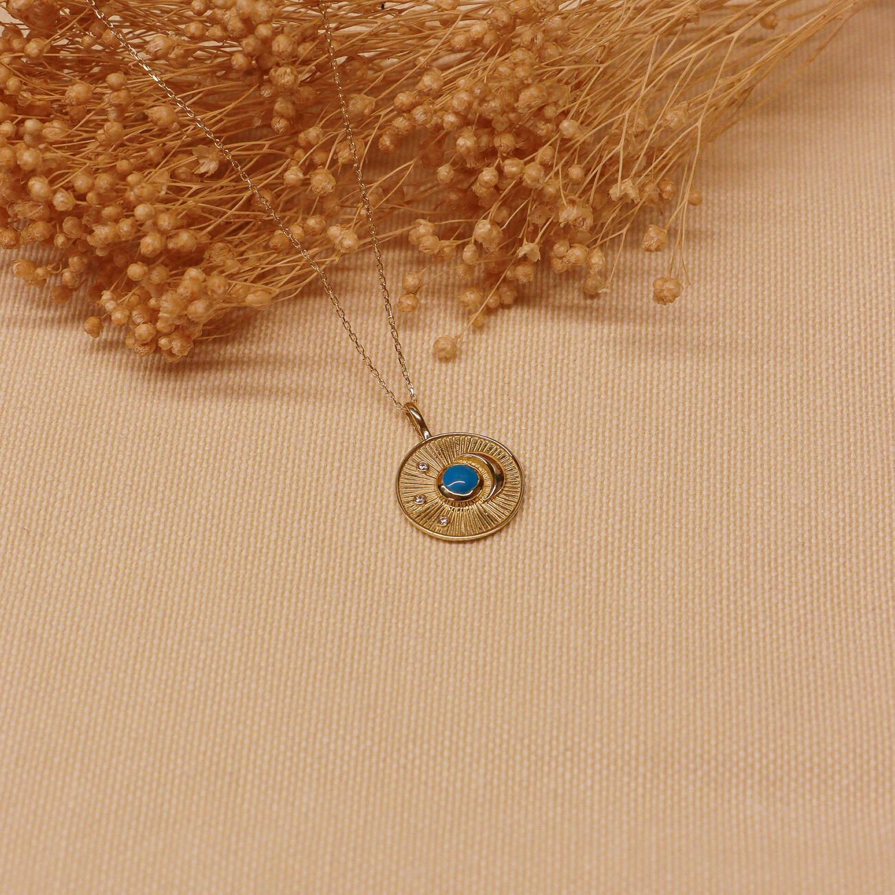 Firuze Mahal Minimal Kolye