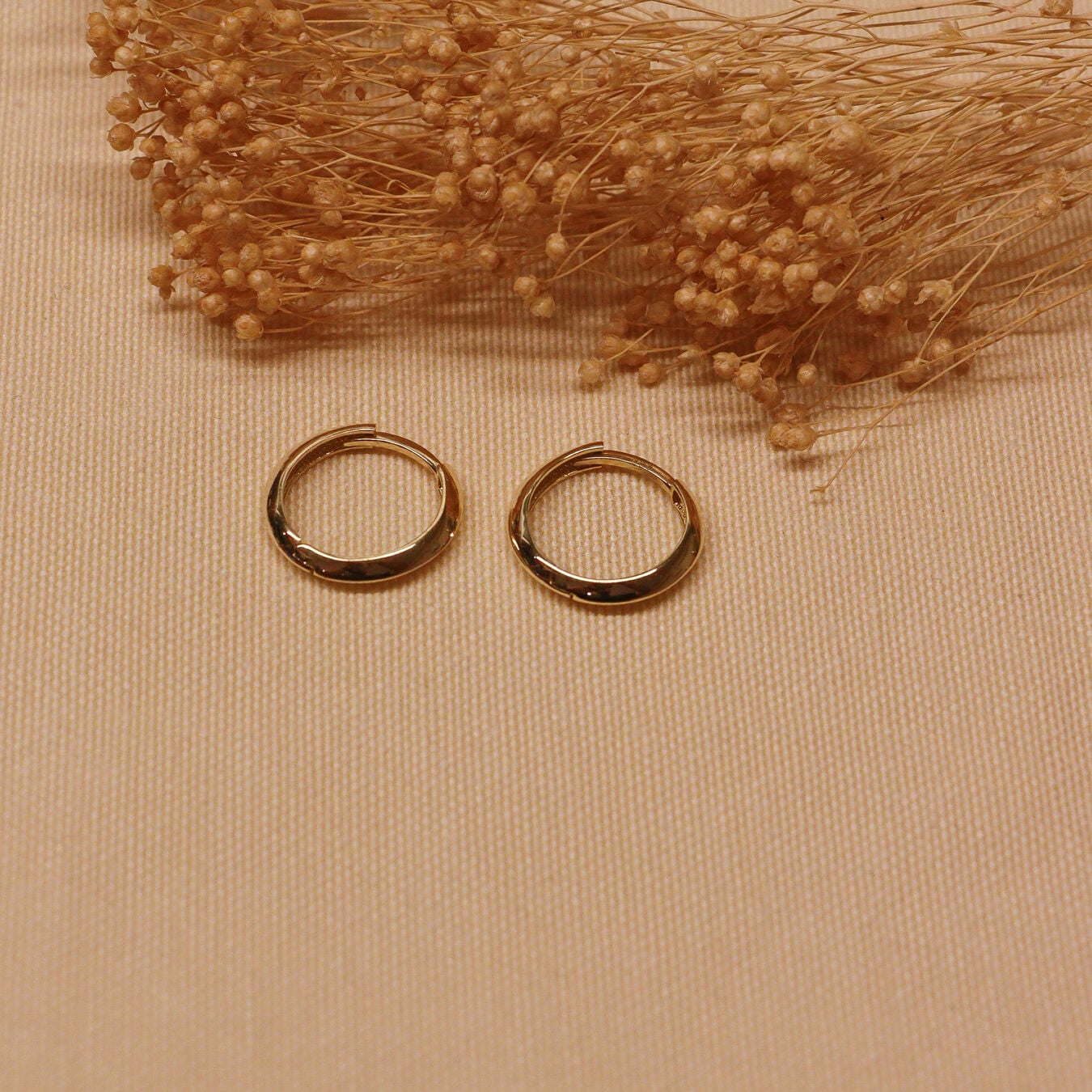 1.5 Cm Faset Halka Küpe