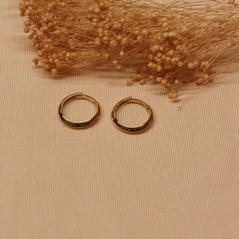 1.5 Cm Faset Halka Küpe