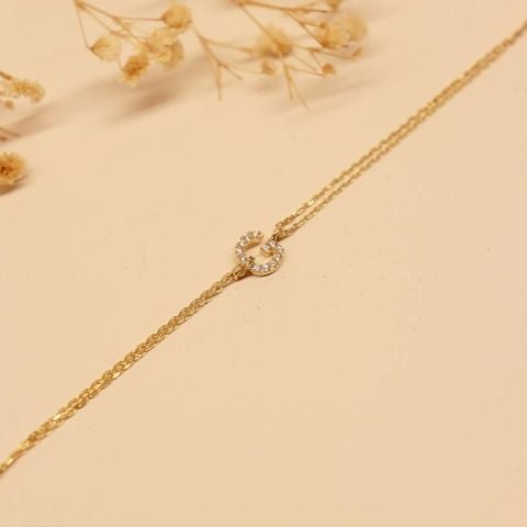 G Harfi Minimal Bileklik