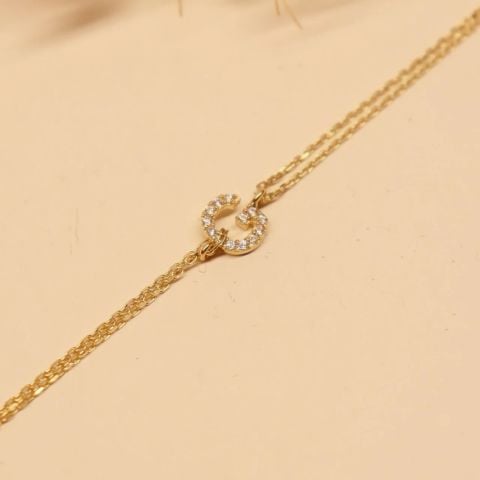 G Harfi Minimal Bileklik