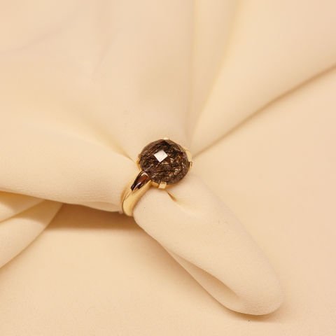 Rutile Quartz Modern Yüzük