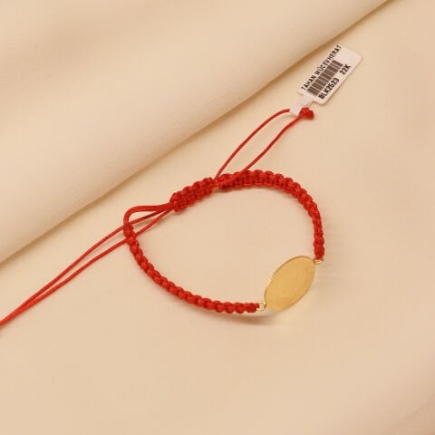 Kırmızı İpli Çeyrekli Bileklik
