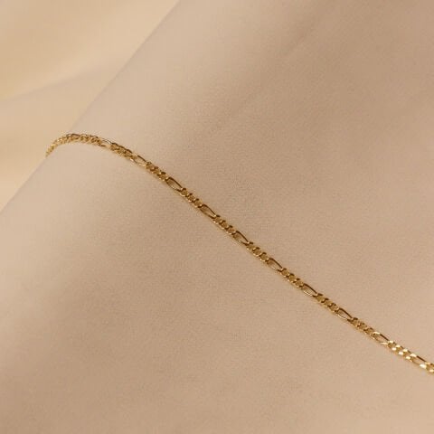 2 Mm Figaro Zincir Minimal Bileklik