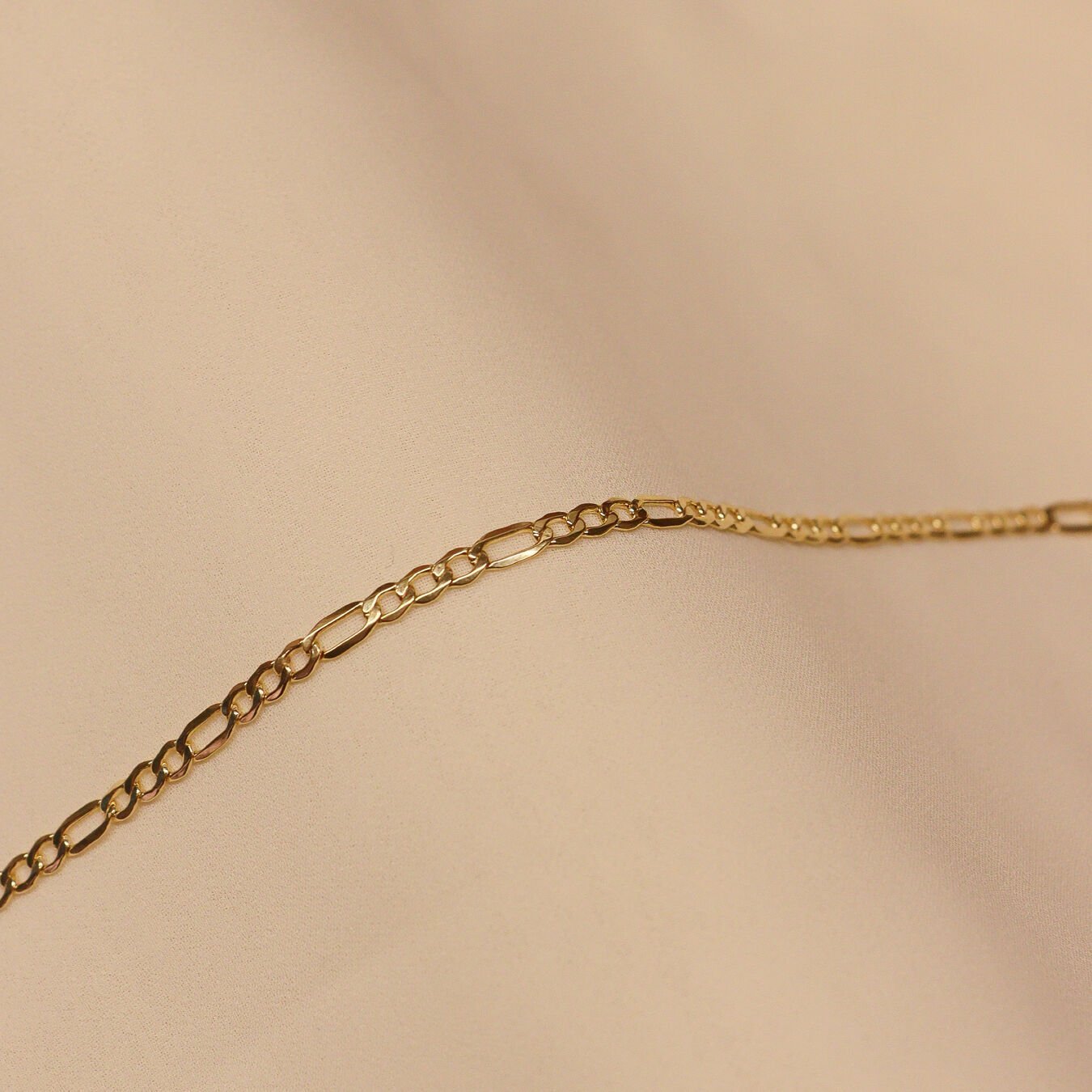 3 Mm Figaro Zincir Minimal Bileklik