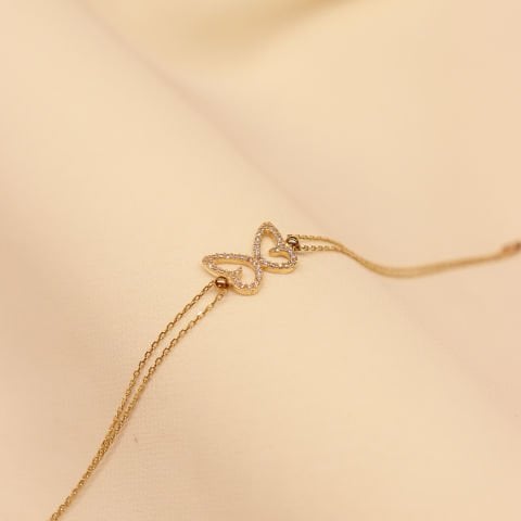 Kelebek Minimal Bileklik