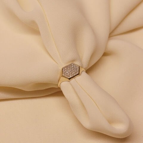 Altıgen Modern Yüzük