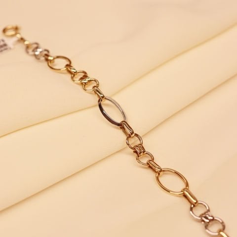 Üç Renkli Halka Modern Bileklik