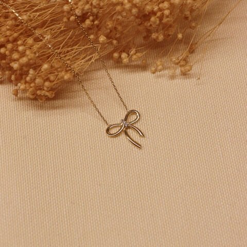 Kurdele Minimal Kolye