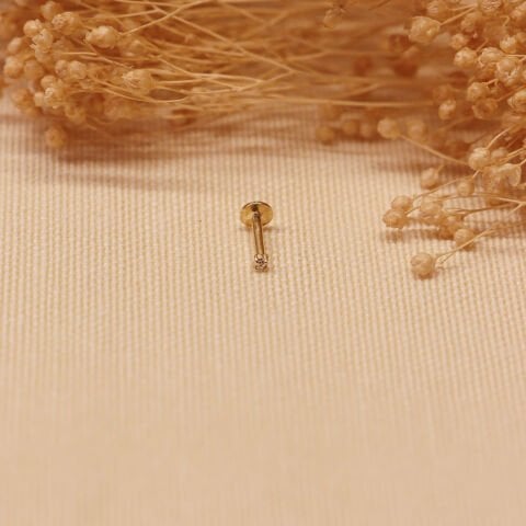 Mini Tektaş Tragus Piercing