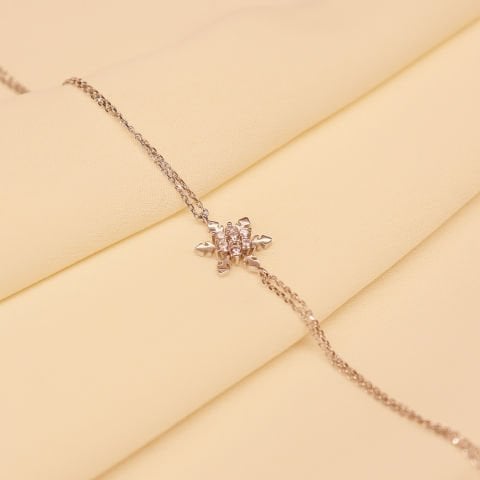 Kar Tanesi Minimal Bileklik