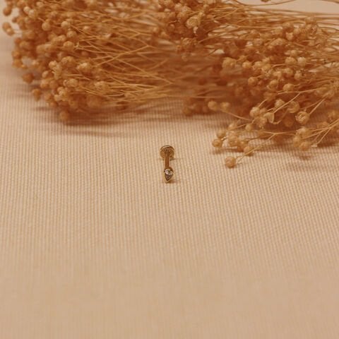 Damla Taş Tragus Piercing