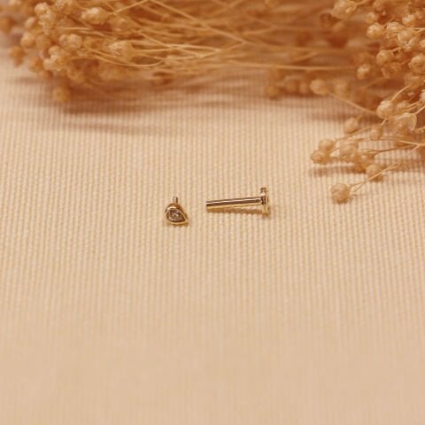 Damla Taş Tragus Piercing