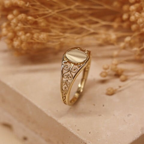 Vintage Şövalye Modern Yüzük