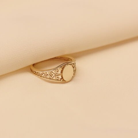 Vintage Şövalye Modern Yüzük