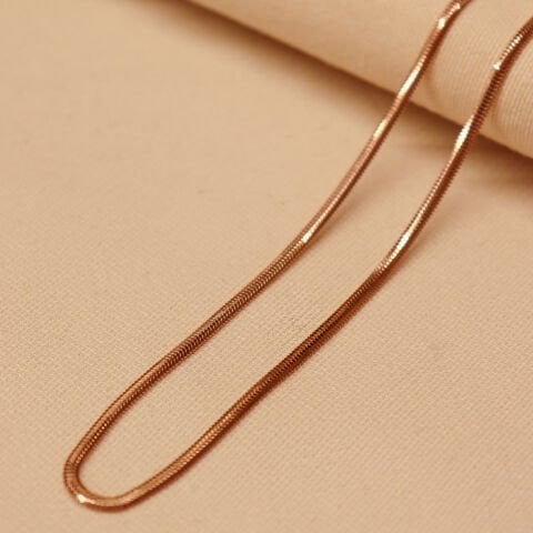 2.5 Mm Rose Balıksırtı Modern Zincir