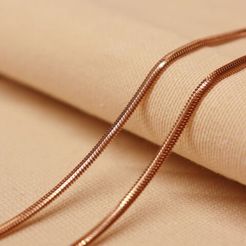 2.5 Mm Rose Balıksırtı Modern Zincir