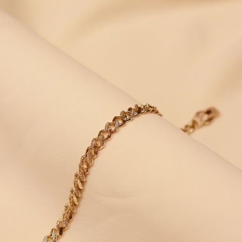 Taşlı Gurmet Modern Bileklik