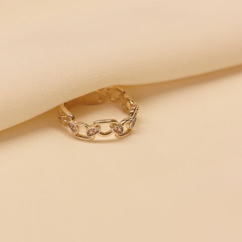 Zincir Tasarım Modern Yüzük