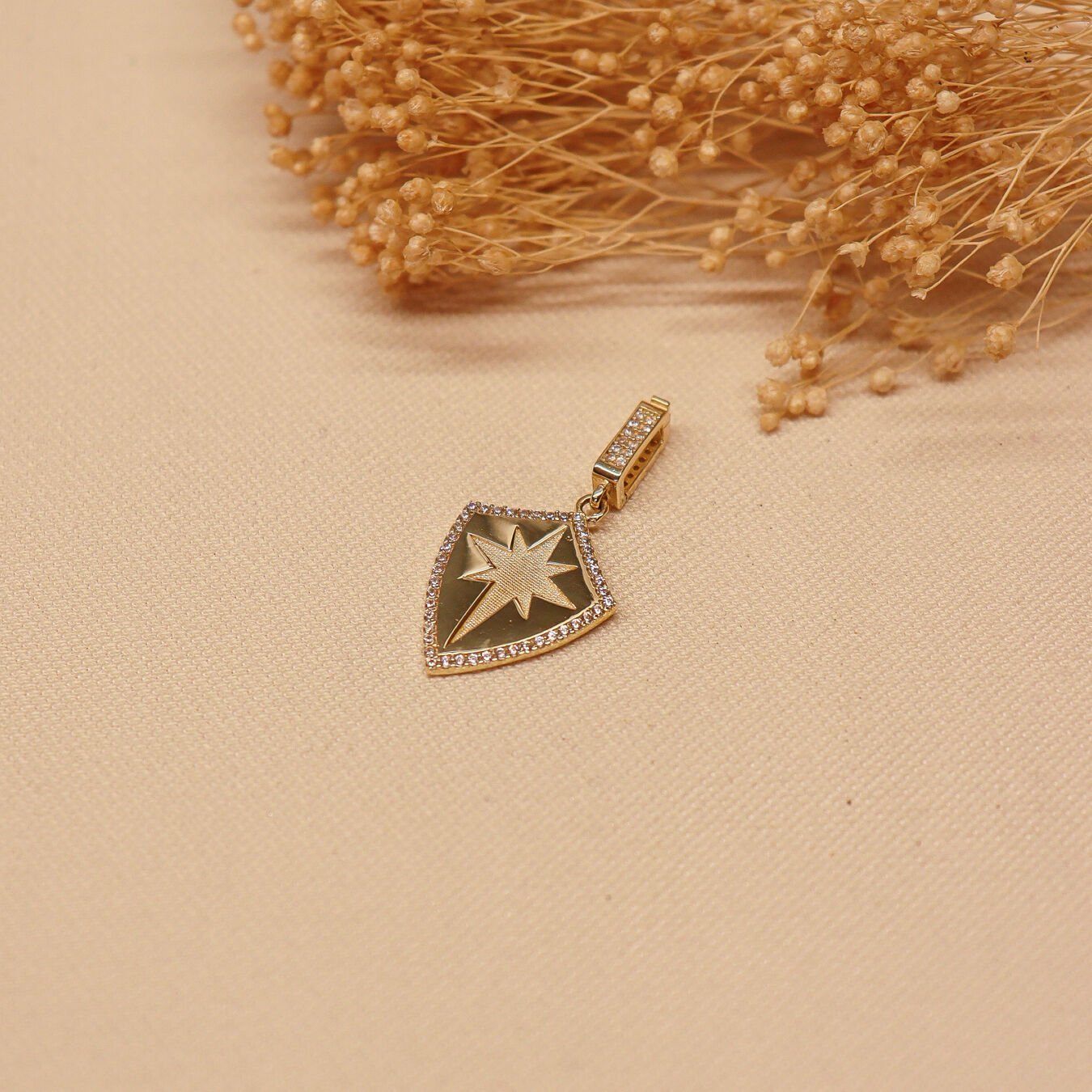 Kutup Yıldızı Plaka Charm