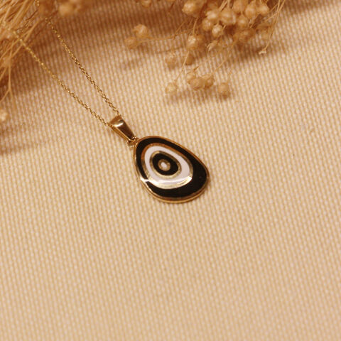Laci Drop Eye Modern Kolye