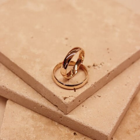 Rose Gold Klasik Alyans