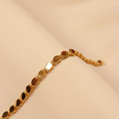 6 MM Pullu Zincir Modern Bileklik