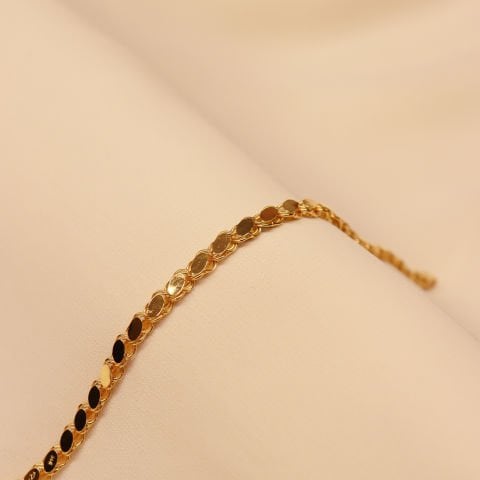 5 MM Pullu Zincir Modern Bileklik