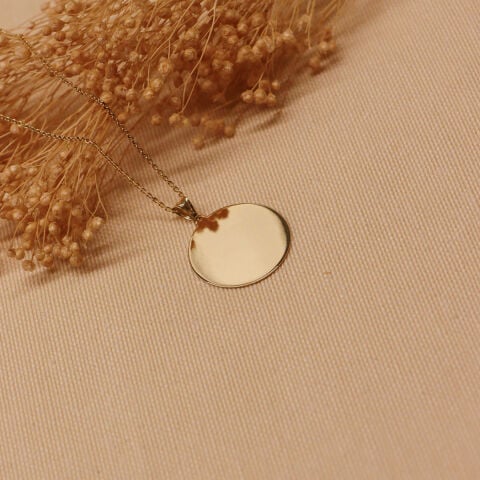 2 Cm Plaka Modern Kolye