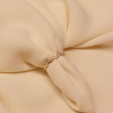 Dalga Minimal Yüzük