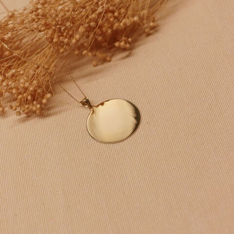 2 Cm Plaka Modern Kolye
