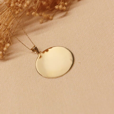 2 Cm Plaka Modern Kolye