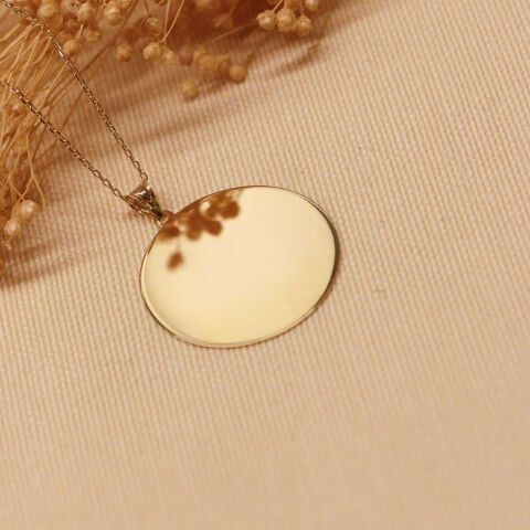 3 Cm Plaka Modern Kolye