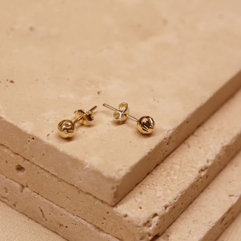 5 MM Dorika Top Vidalı Küpe