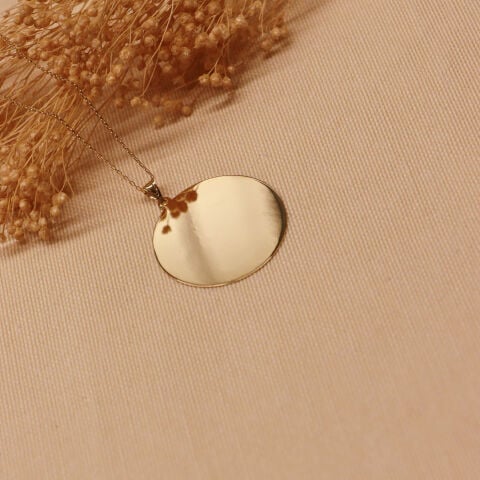 3 Cm Plaka Modern Kolye