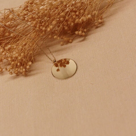 2 Cm Plaka Modern Kolye