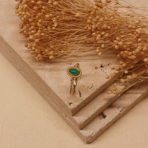 Yeşim Minimal Yüzük