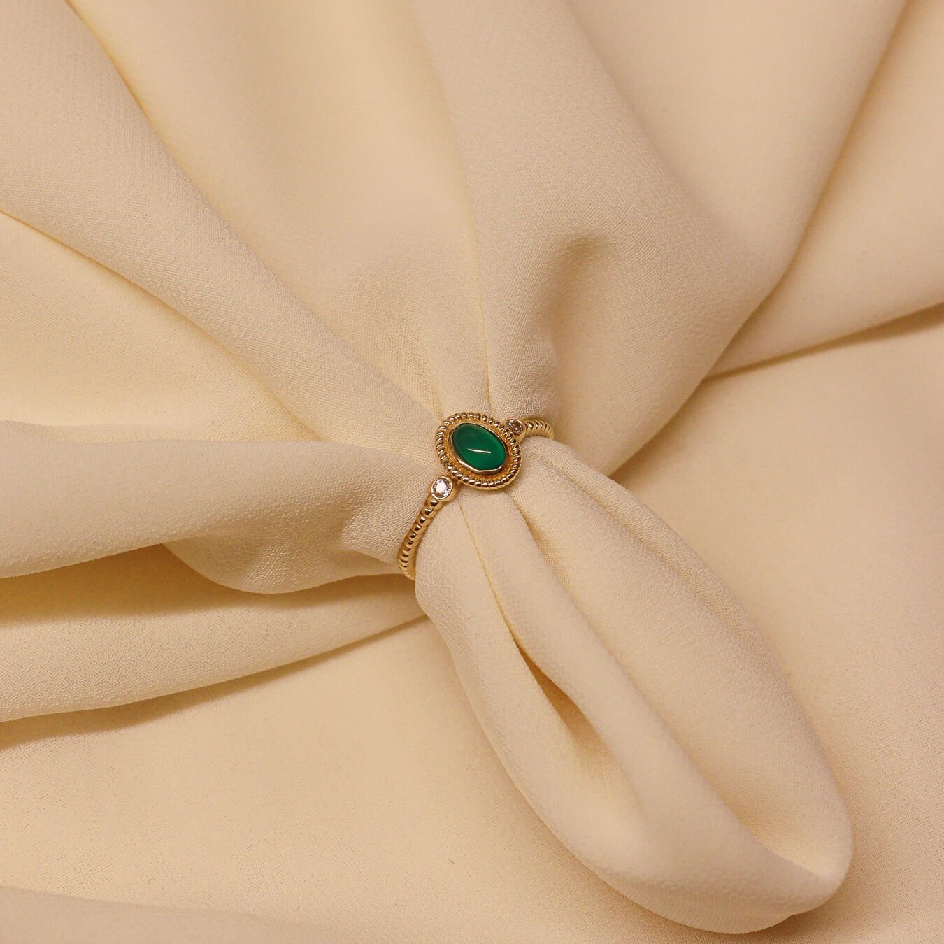 Yeşim Minimal Yüzük