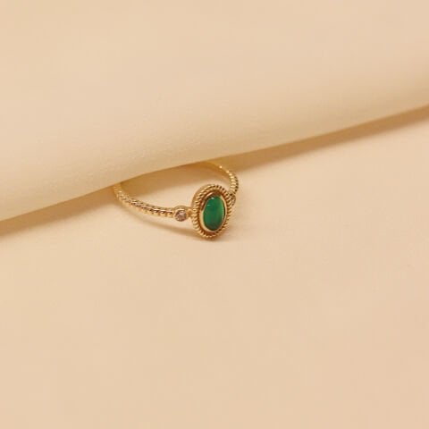 Yeşim Minimal Yüzük