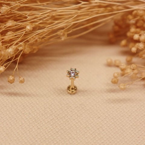 Taşlı Yıldız Tragus Piercing