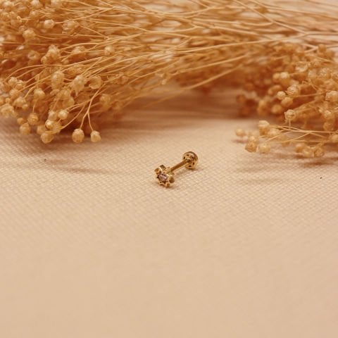 Taşlı Yıldız Tragus Piercing