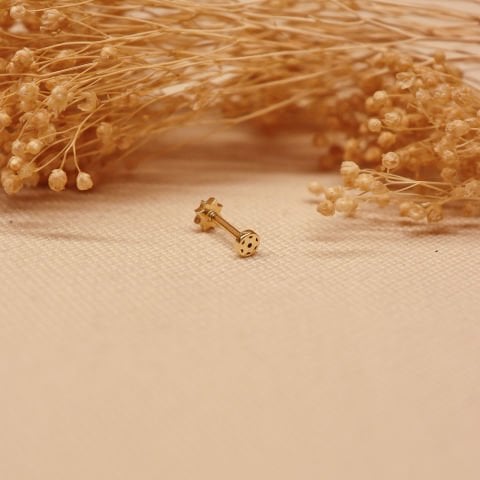 Taşlı Yıldız Tragus Piercing