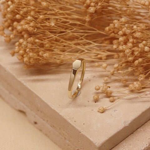 Altıgen Minimal Yüzük