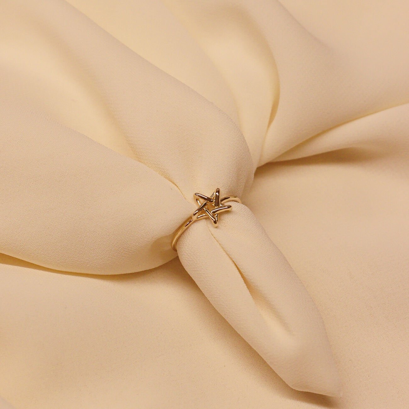 Düğüm Yıldız Minimal Yüzük