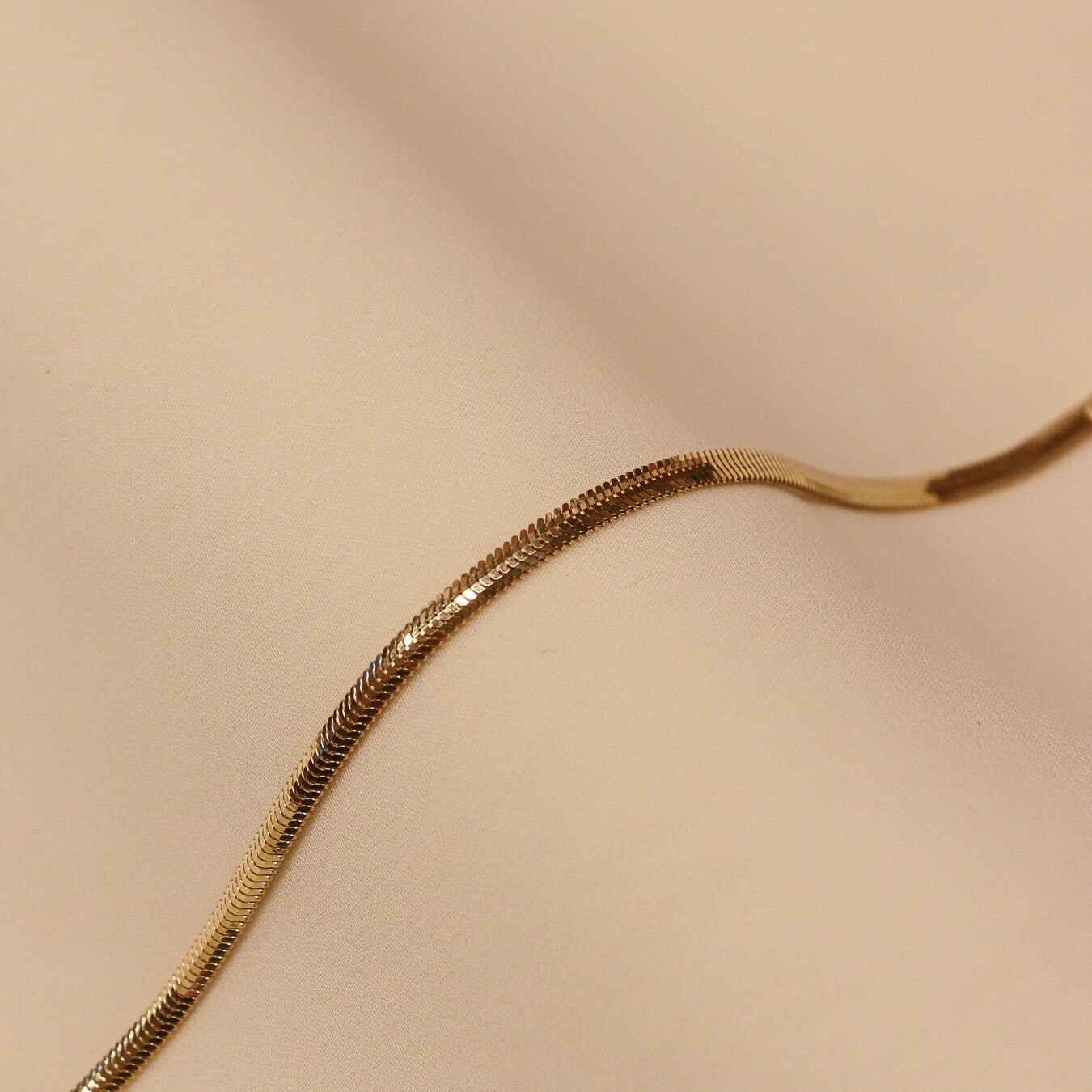 3 Mm Balık Sırtı Zincir Modern Bileklik