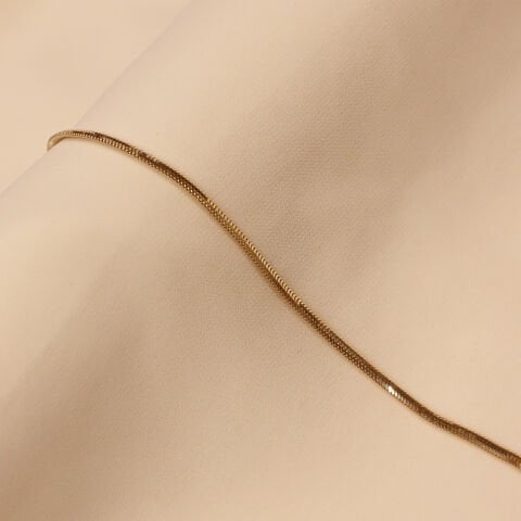 3 Mm Balık Sırtı Zincir Modern Bileklik