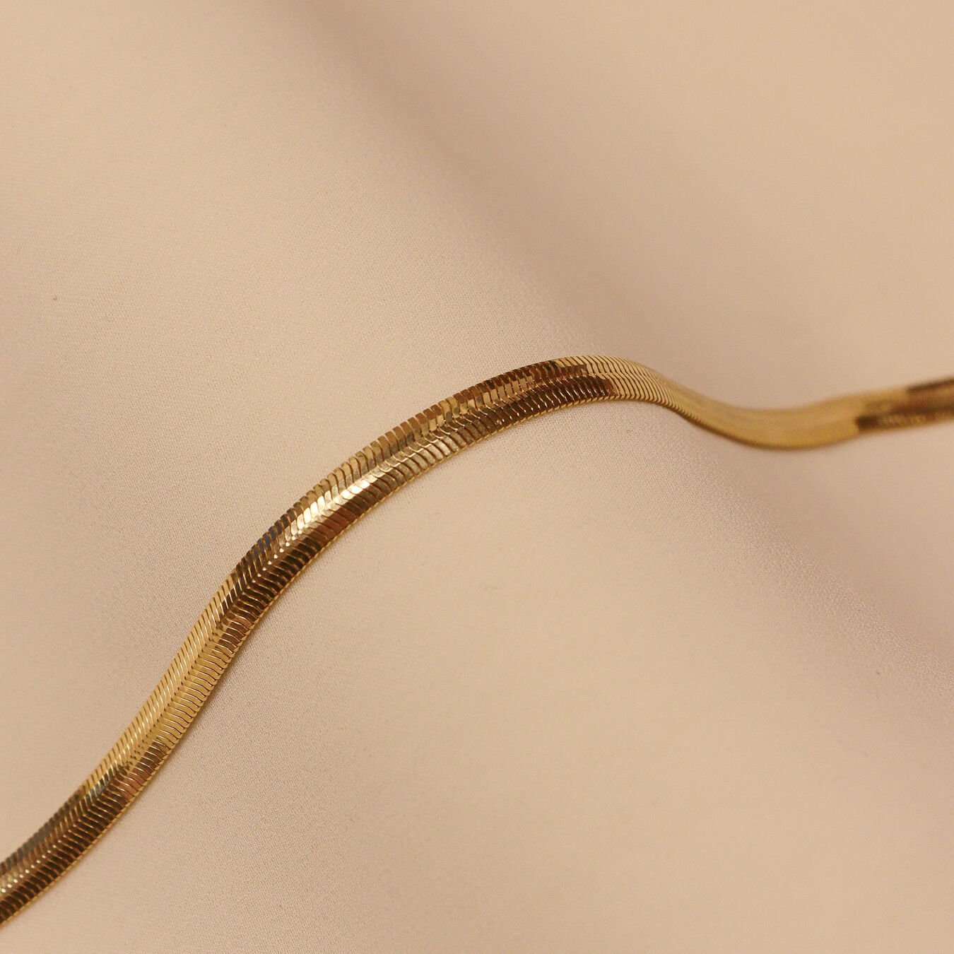 5 Mm Balık Sırtı Zincir Modern Bileklik