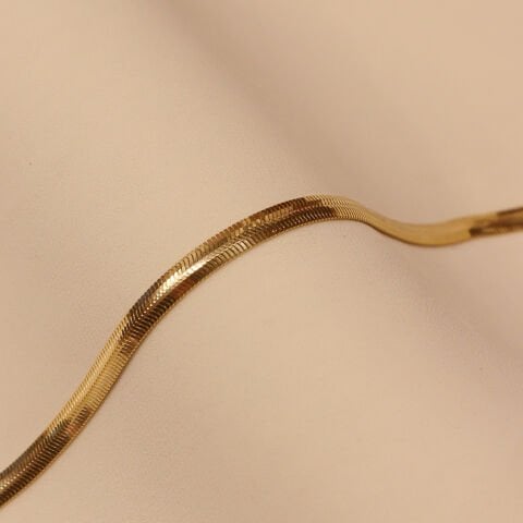 5 Mm Balık Sırtı Zincir Modern Bileklik